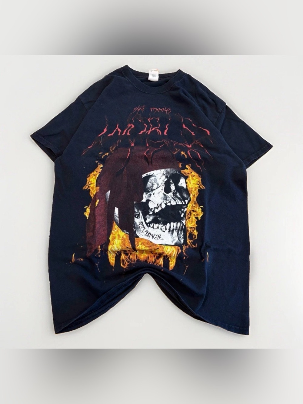 Revenge Ski Mask the Slump God T-Shirt Size Medium Meets World Tour Rap Tee